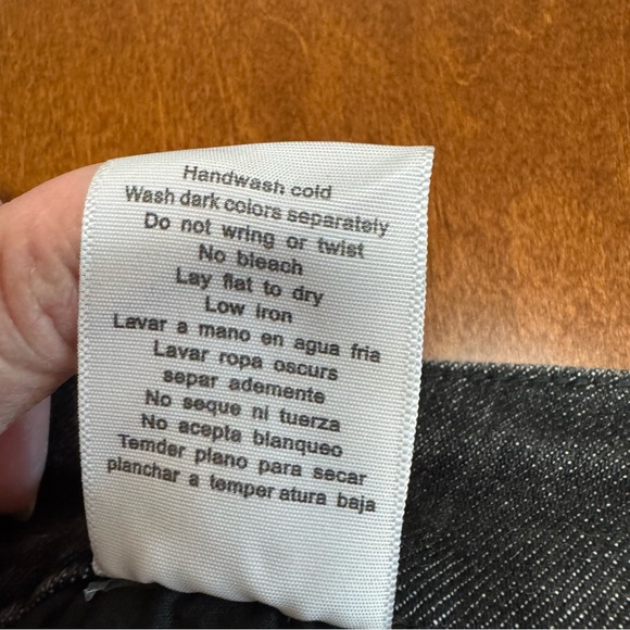 Judy Blue High-Waist Washed Black Denim Skirt With Released Hem Size XL - Picture 11 of 15